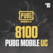 UC 8100 PUBG ID