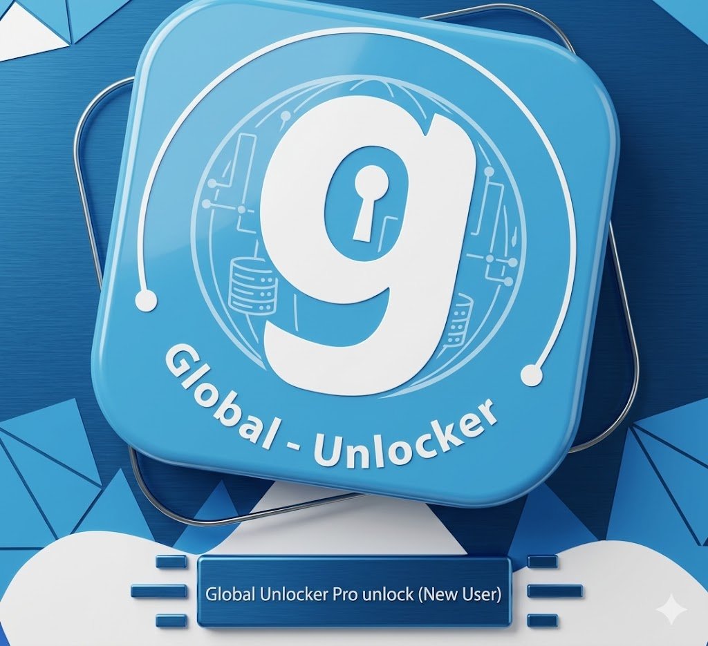 Global Unlocker Pro unlock (New User)